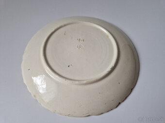 Starožitný zdobený keramický talíř talířek RDZ Rudolf Ditmar - 8