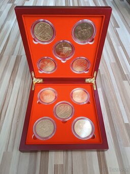 5€ mince, fauna a flóra, UNC, euro vlk,včela ,euro minca - 8