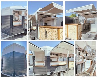 Mobilný nápojový food truck s výčapmi, chladiacimi vitrínami - 8
