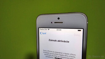 Apple iPhone 5S - blokovaný na icloud - 8