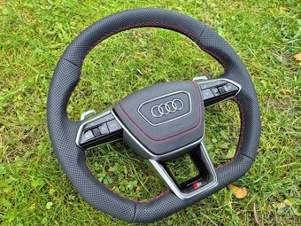 AUDI A6 A7 4K A8 D5 E-TRON SPORTOVY VOLANT - vyhrievany - 8