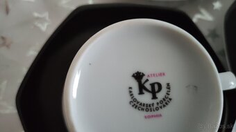 Kávová súprava, Karlovarský porcelán Czechoslovakia, - 8