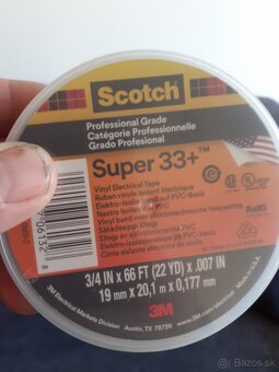 Predám novú profesionálnu izolačnú pásku SCOTCH Super 33+ - 8