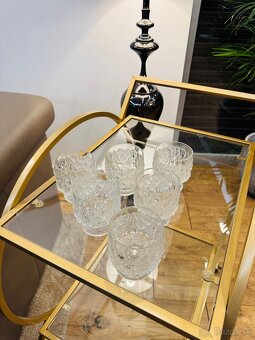 Retro robustné poháre na zmrzlinu-puding ako nové - 8