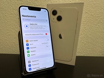 iPhone 13 Mini Biely 100% Zdravie Batérie TOP STAV - 8