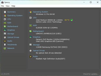 IdeaPad Duet 3 10IGL5 /N5030/8GB RAM/FHD IPS dotyk/128GB - 8