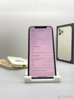 iPhone 11 PRO SILVER NOVÁ BATÉRIA 100% - 8