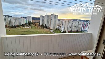 Byt 1 izbový s loggiou, zariadený - ul. Novomeského, Poprad - 8