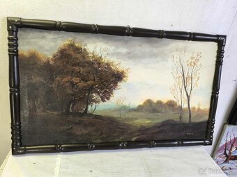 Stará olejomaľba - 8