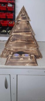 Drevený vianočný stromček - 8