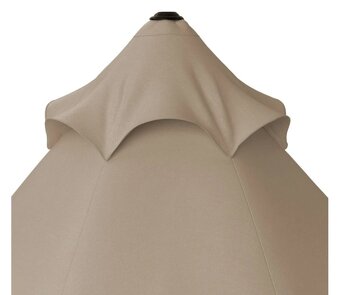 Záhradný slnečník Maui 330 cm taupe - 8