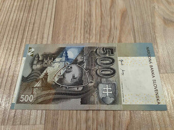 Slovenské bankovky 500 SK - 8