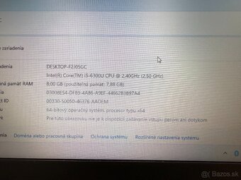 Notebook Lenovo T470, i5, SSD 256 GB, 8 GB RAM, HD - 8