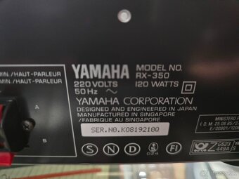 YAMAHA RX-350 stereo receiver - 8