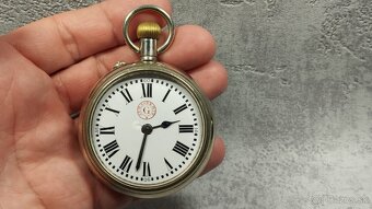 Velmi staré a velké kapesni hodinky - 127g - 8