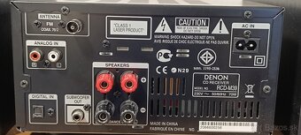 Predám stereo audio systém Denon RCD-M 39 - 8