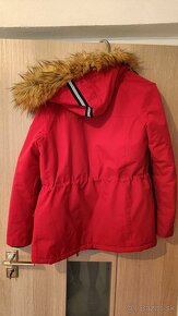 Červená zimná bunda - 8