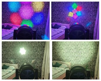 3v1 Rotačné hlavy 7x40W beam/wash/bee eye - 8