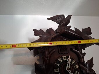 Predám funkčné staré kukučkové hodiny celková výška 45cm 150 - 8