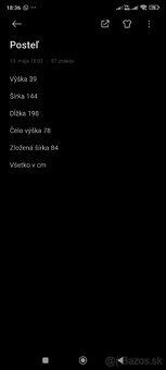 Rozkladacia posteľ - 8