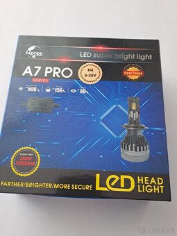 LED H7 - Extra silné žiarovky s CANBUS - 350W - 35000Lm - 8