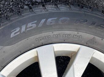 Orig.VW Alu Disky 5x112 6,5xR16 ET41 215 60 16 zimné - 8