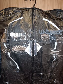Úplne nová kožená bunda W-TEC Dark Vintage-pravá koža 2XL - 8