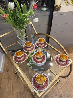 Retro šálky z luxusnej edície  Chodov ČSSR ako nové - 8