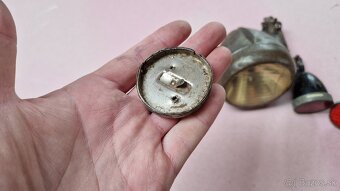 Svetlá, odrazky a zvonček na historické bicykle - 8