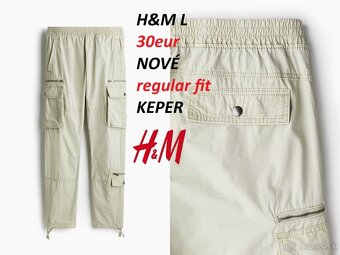 Keprové cargo nohavice HM (Kapsáče) - 8