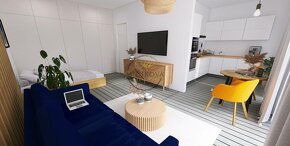 Úsporný nízkoenergetický 1 izbový byt s predzáhradkou 50m2 D - 8