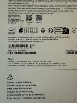 ⭐️ Apple iPad Pro 13" M4, 1TB, WiFi + Cellular, čisto nový - 8