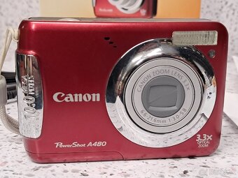Fotoaparát Canon PowerShot A480 + BOX / na diely / opravu - 8