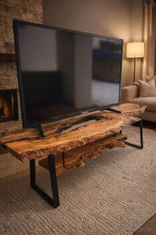 TV stolík z olivy - 8