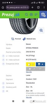 205/55/16 letne na diskoh - 8