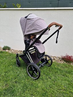 Dvojkombinácia Cybex ePriam Chrome Brown + Seat Platinum - 8