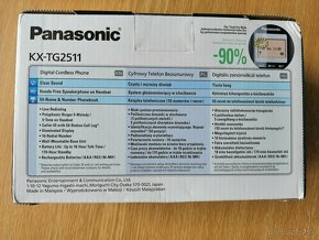 Bezdrôtový telefón Panasonic KX-TG2511 - 8