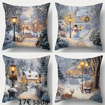 Vianočne obliečky 45 x 45cm NOVE - 8