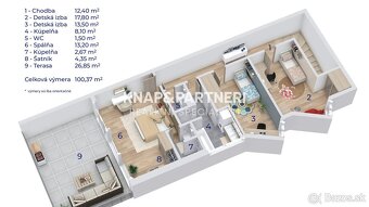 NOVOSTAVBA, AMFIK HOUSE, MEZONETOVÝ 4 IZBOVÝ BYT „C“ S TERAS - 8