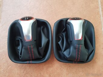 Kožena radiaca paka VW GTD s červenou niťou - 8