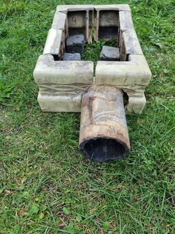 Kompletná kachľová pec /vyše 100.ročná / - 8