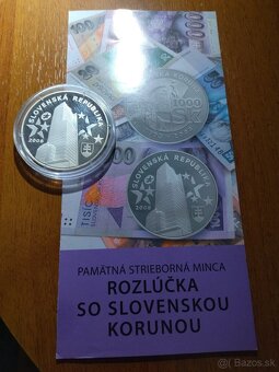 Predám strieborné mince - BK - 8
