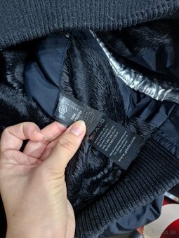 NOVA Philipp Plein panska logivana zimna bunda s kamienkami - 8