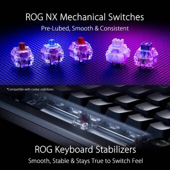 P: ASUS ROG AZOTH Moonlight White (ROG NX Snow / PBT) – US - 8