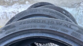 Predám letné pneu Continental Premium Contact 6 - 225/40R18 - 8