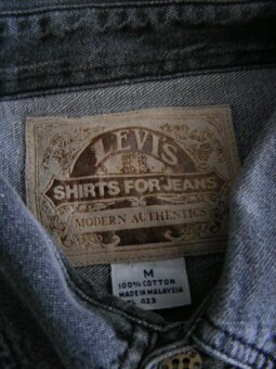 Pánske vintage košele Levi's S a XL - 8