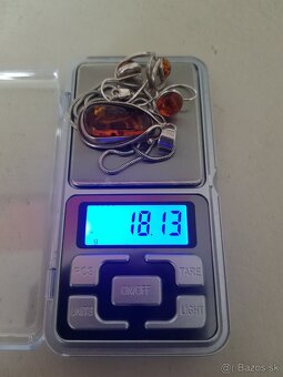 Strieborna jantarova suprava - 8