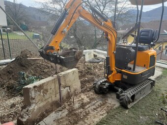 Predám minibager BELGER 1200.01 s motorom KUBOTA + DUMPER - 8