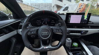 VYHRIEVANY VOLANT AUDI / KARBÓN ŠPORTOVÝ / ZKOSENY - 8