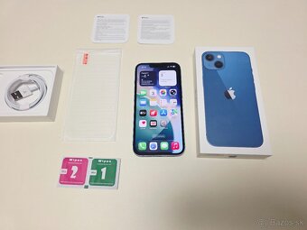 Predám Apple iphone 13 128gb BLUE ,BATÉRIA 100% - 8